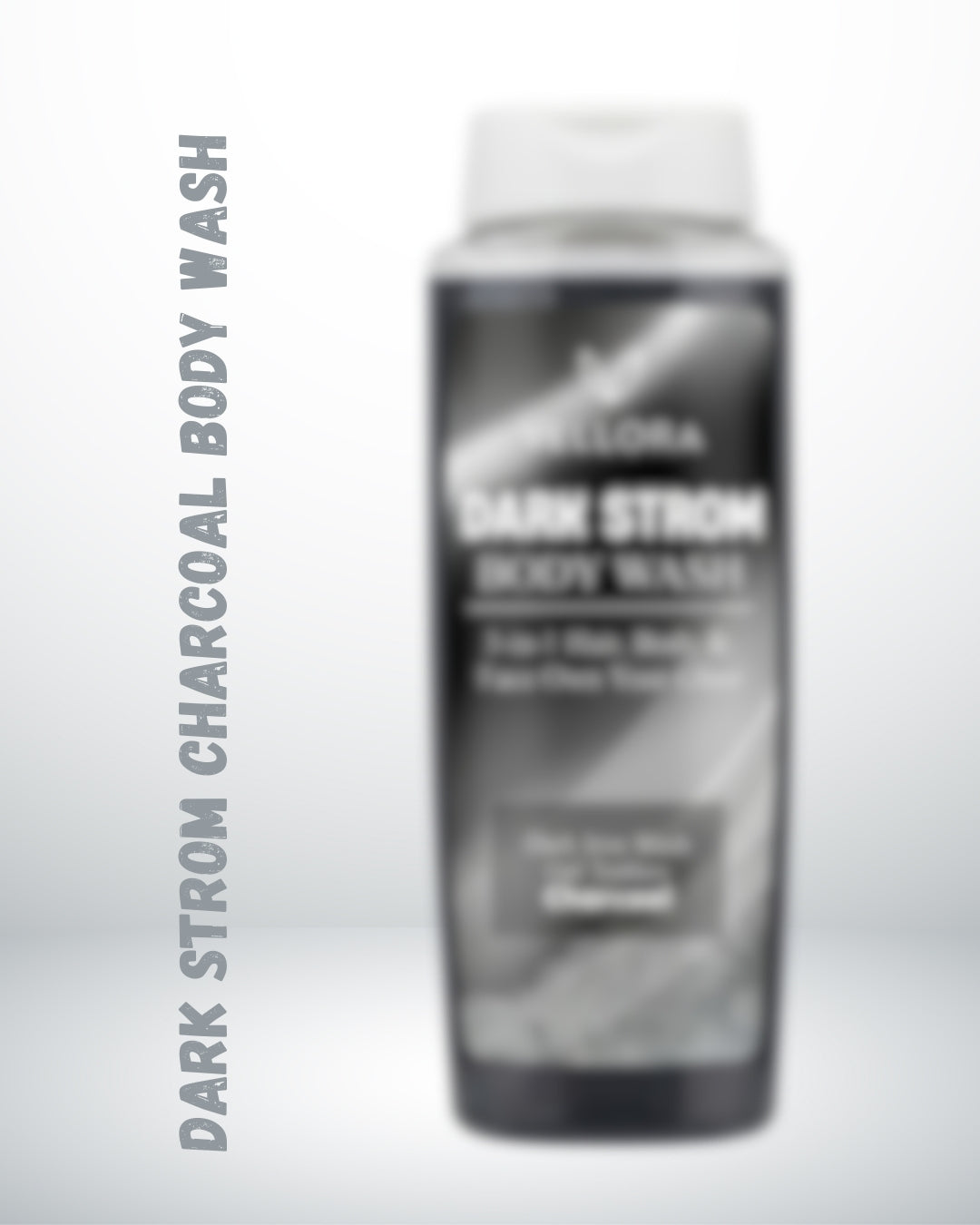 Dark Strom 500 ml Charcoal Body Wash – deep-cleansing detox body wash.