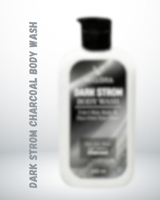Dark Strom Charcoal Body Wash – detoxifying body cleanser with charcoal