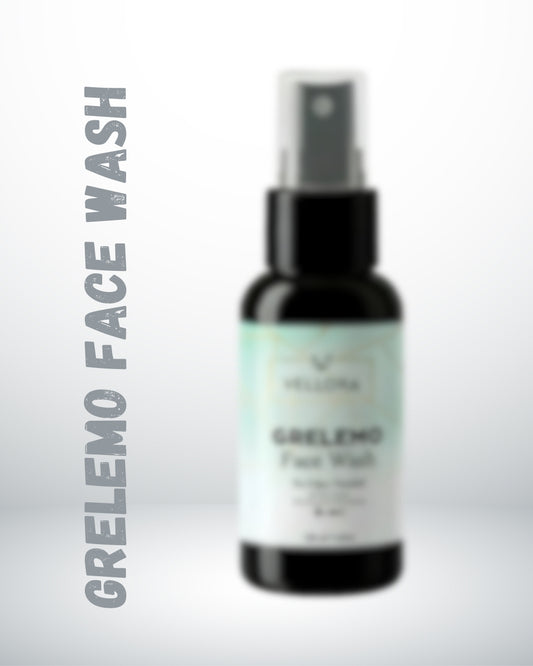 Vellora GreLemo Face Wash with rice water, vitamin C and green tea – brightening gel cleanser