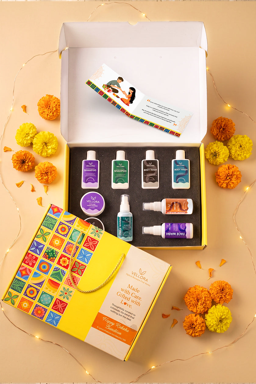 Vellora Rakhi Gift Box - Khushiyo Ka Ultimate Box