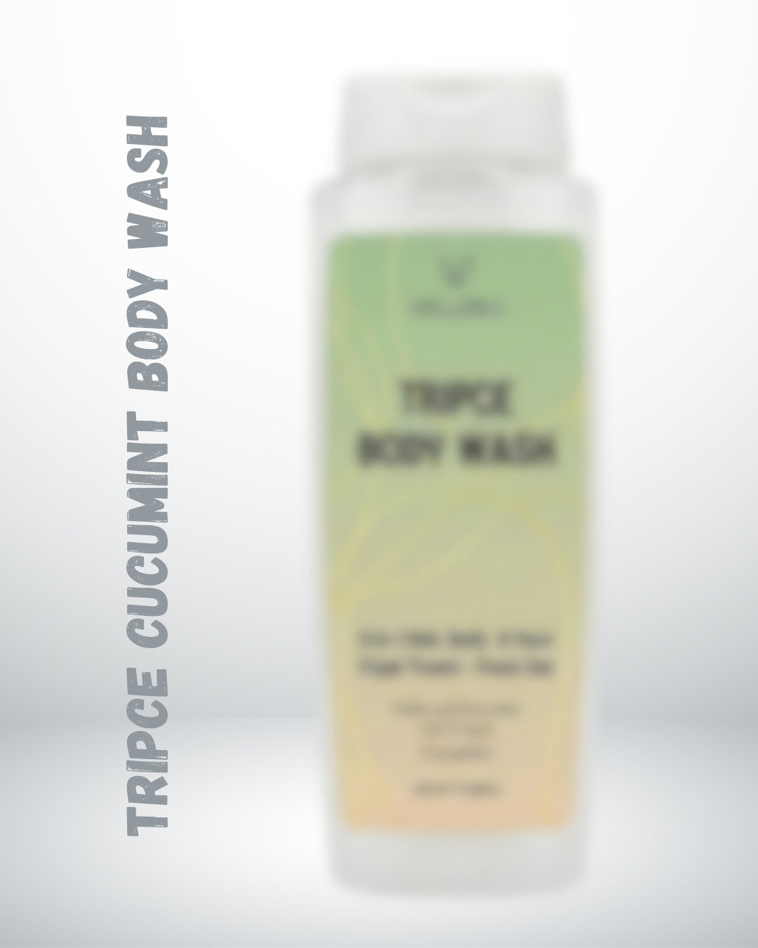 CucuMint Body Wash with cucumber and aloe vera – refreshing hydrating body cleanser.