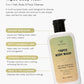 Vellora Tripce Body Wash 3-in-1 hair, body and face cleanser showing instant skin glow, soft nourished hair, hydrating and refreshing benefits in a single bottle