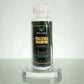 Vellora Frizz-Free Shampoo bottle on a clear stand, anti-frizz hair shampoo designed to smooth flyaways and add shine