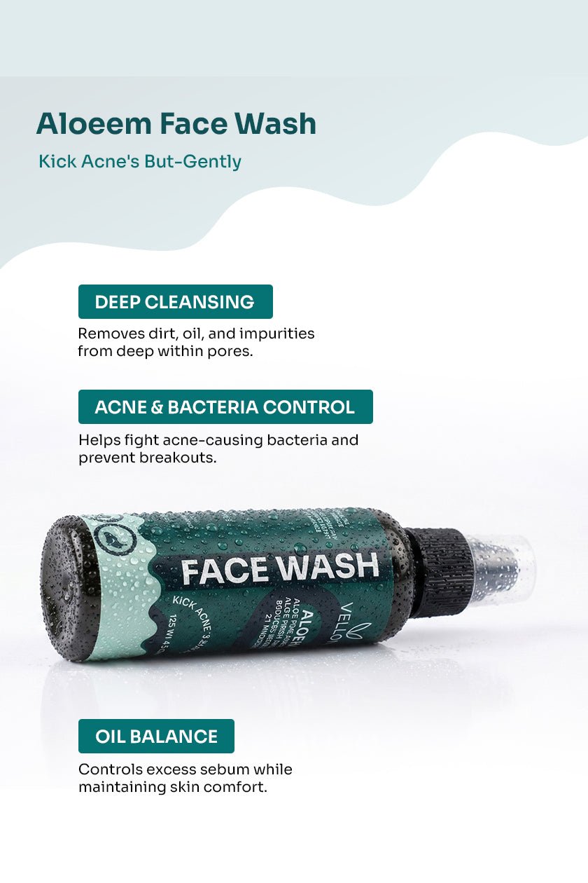 Aloeem Face Wash with 2% Niacinamide & Vitamin B5 - 125ml