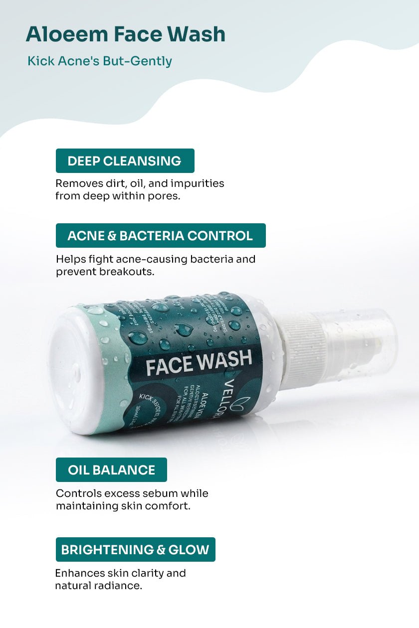 Aloeem Face Wash with 2% Niacinamide & Vitamin B5 - 50ml