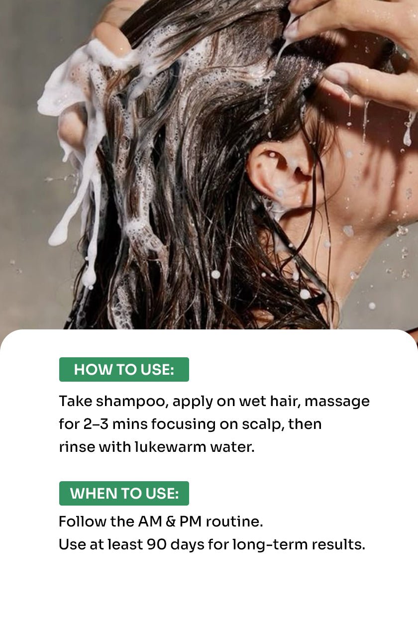 Anti-Dandruff Shampoo with Ceramide & Hydrolyzed Keratin - 100ml