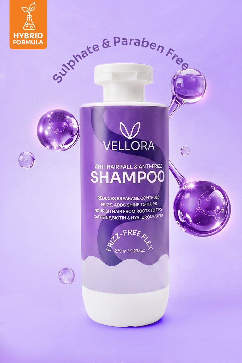 Anti Hair Fall & Anti Frizz Shampoo with Caffeine, Biotin & Hyaluronic Acid - 275ml