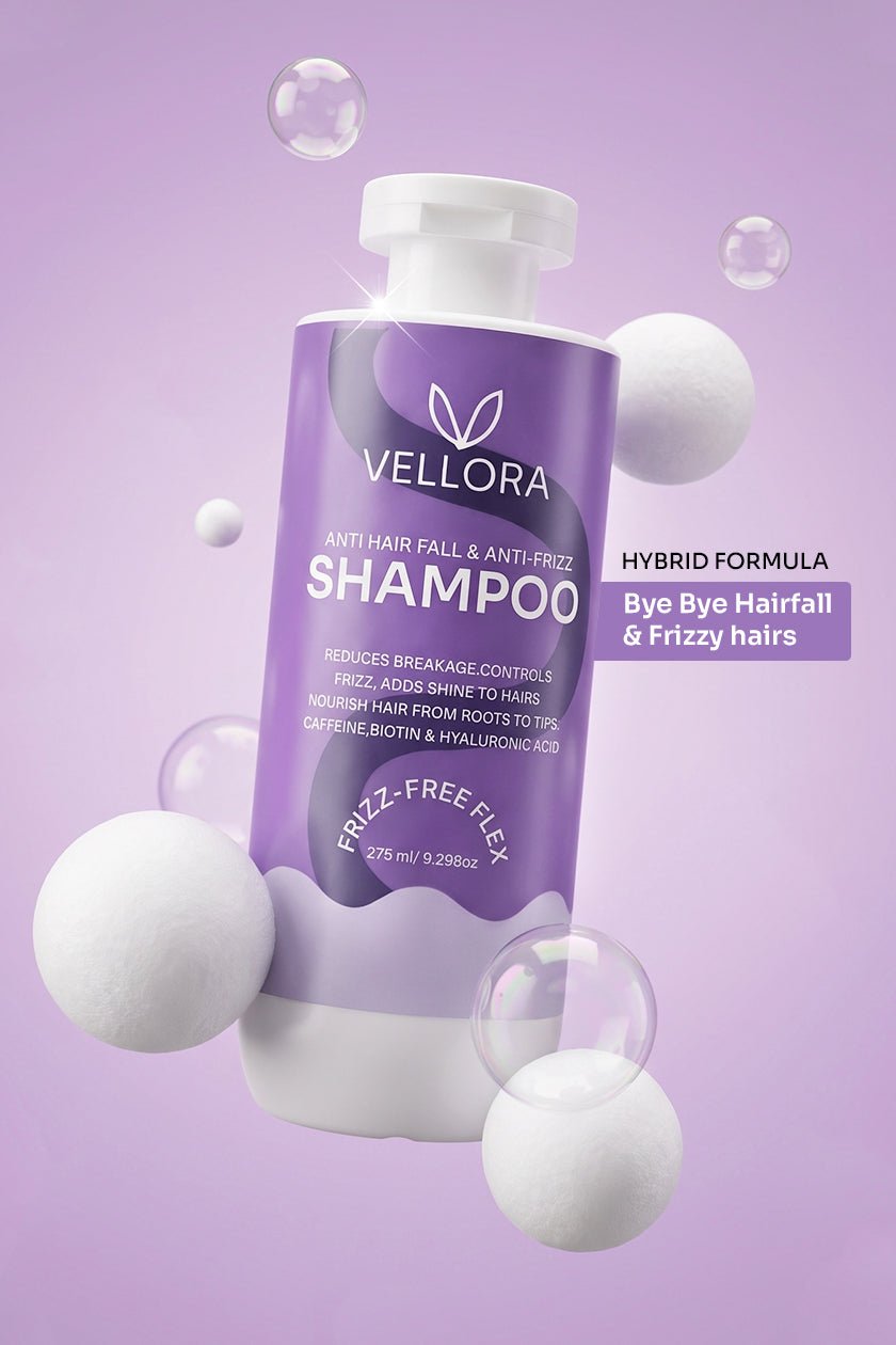 Anti Hair Fall & Anti Frizz Shampoo with Caffeine, Biotin & Hyaluronic Acid - 275ml