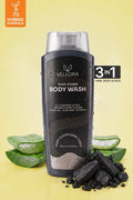 Dark Storm Charcoal Shower Gel 3-in-1 for Body, Face & Hair - 500ml