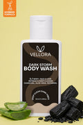 Dark Storm Charcoal Shower Gel 3-in-1 for Body, Face & Hair - 50ml