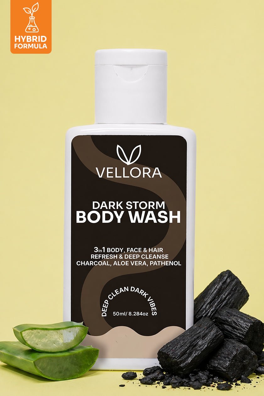 Dark Storm Charcoal Shower Gel 3-in-1 for Body, Face & Hair - 50ml