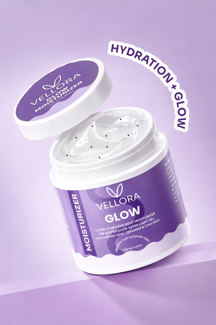Glow Moisturizer with Hyaluronic Acid, Ceramides & Chia Seed - 245ml
