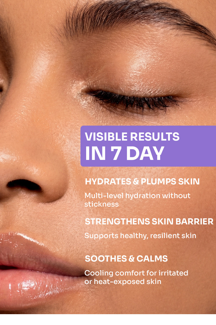 Glow Moisturizer with Hyaluronic Acid, Ceramides & Chia Seed - 110ml