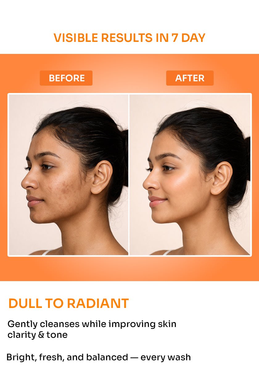 GreLemo Face Wash with Vitamin C & Rice Water - 125 ml