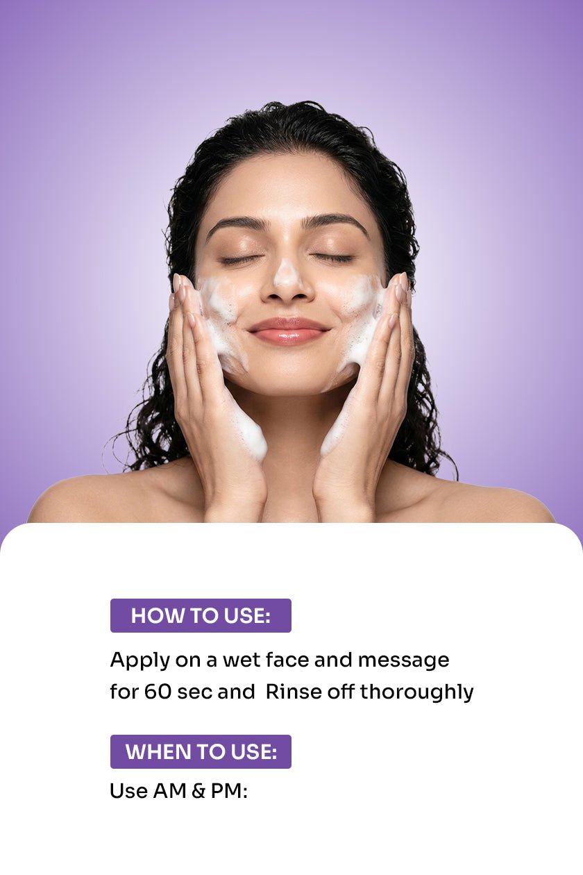 Hydraberry Face Wash with Cica, Niacinamide & Ceramides for Dry Skin - 125ml