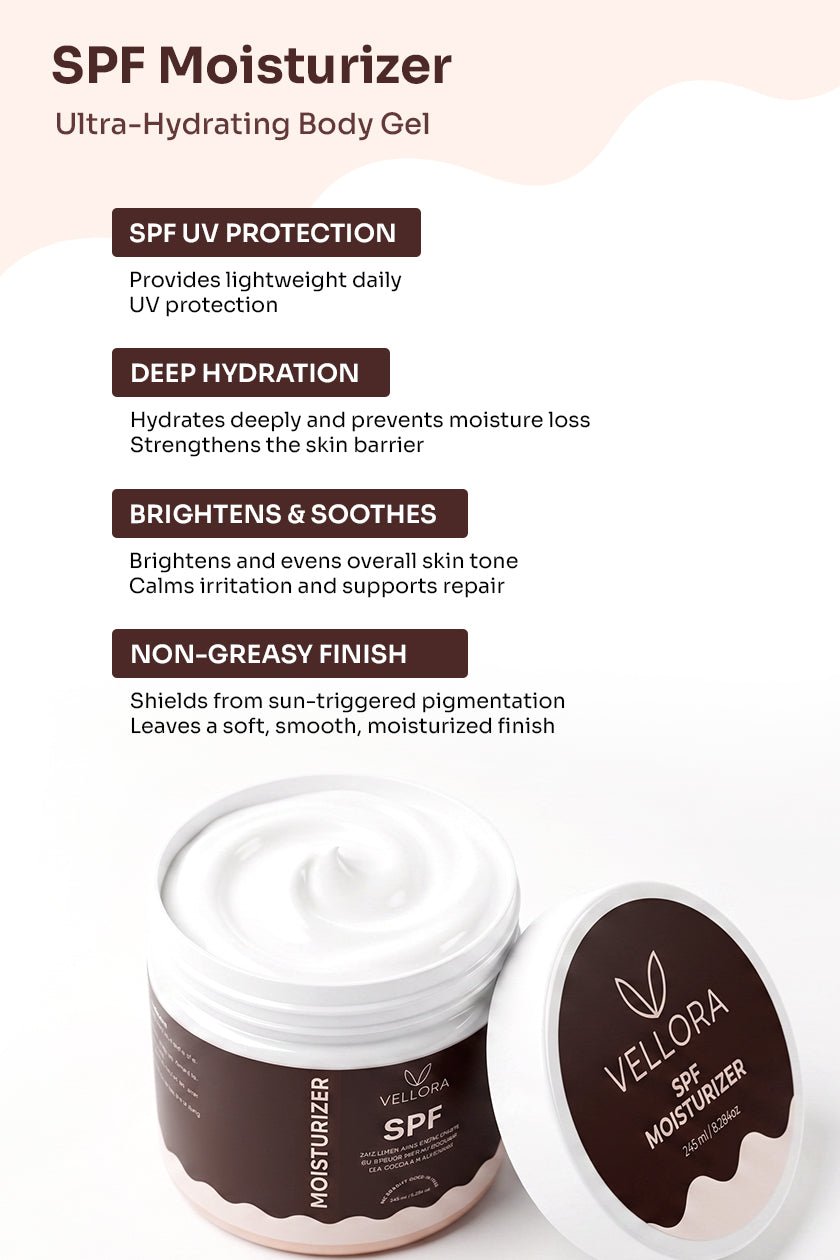 SPF Body Moisturizer: 2-in-1 Moisturizing Sunscreen - 245ml